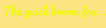 Image with Font Color EEFA05 and Background Color FCE483